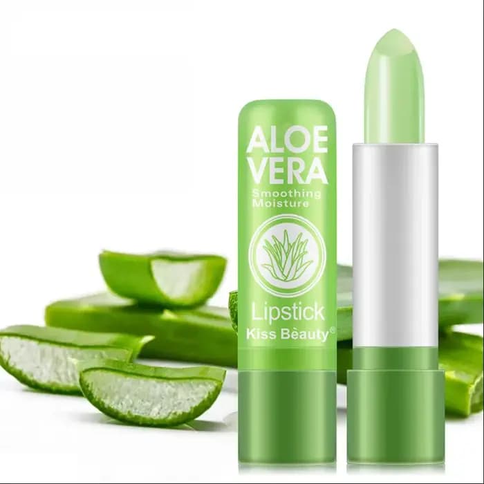 Rouge à lèvres hydratant à l'aloe Vera, 1 pièce, réparation nutritionnelle durable, Anti-séchage, changement de couleur, imperméable, soin naturel pour les lèvres