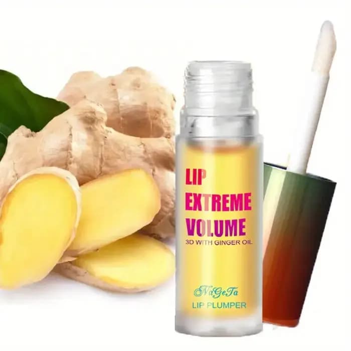 Huile repulpante pour les lèvres au gingembre et à la menthe