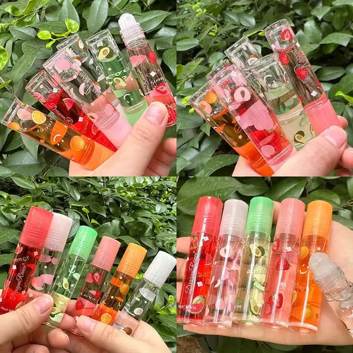 6 couleurs repulpant clair huile pour les lèvres miroir eau brillant