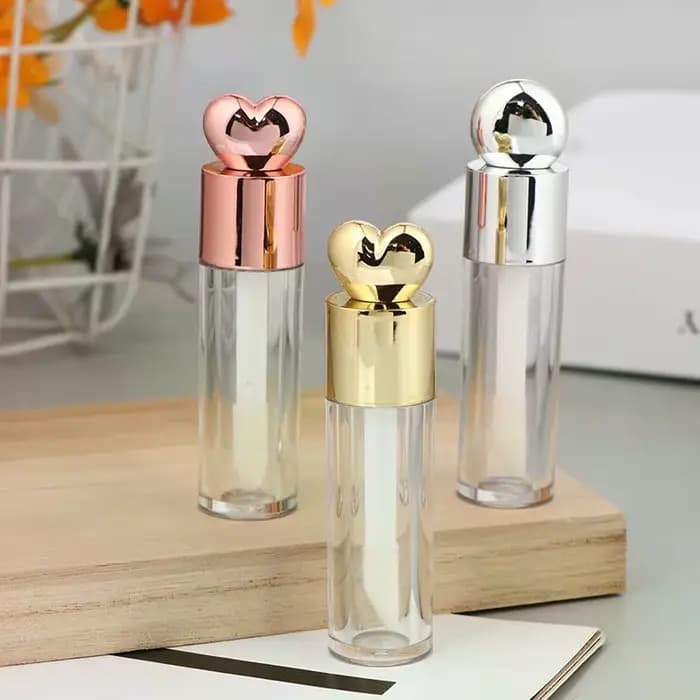 Tube de brillant à lèvres galvanisé Transparent de 5ml